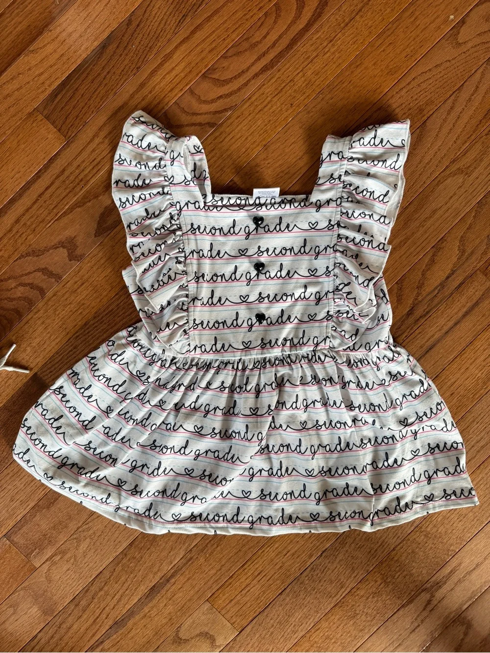 Girls Second Grade Themed Outfit